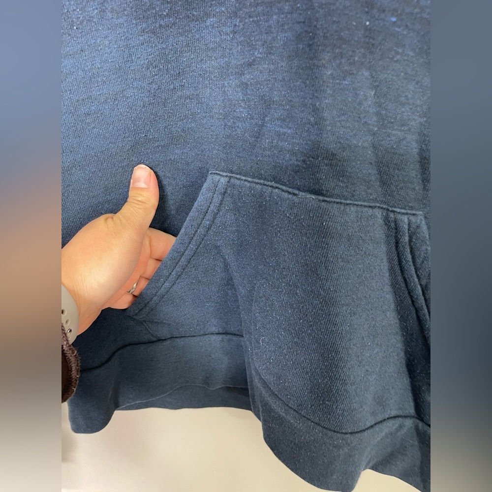 Aviator Nation Smiley Face Split Neck Hoodie Swea… - image 5